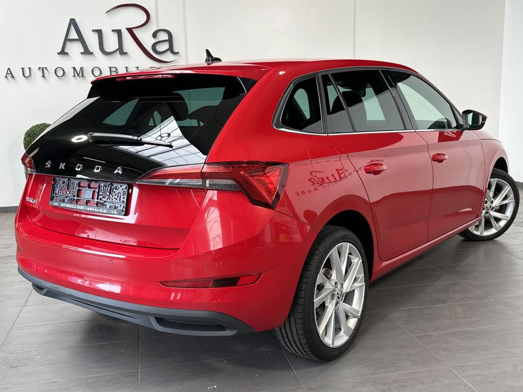 Skoda Scala 2023 г. Красный, пробег 49750 км