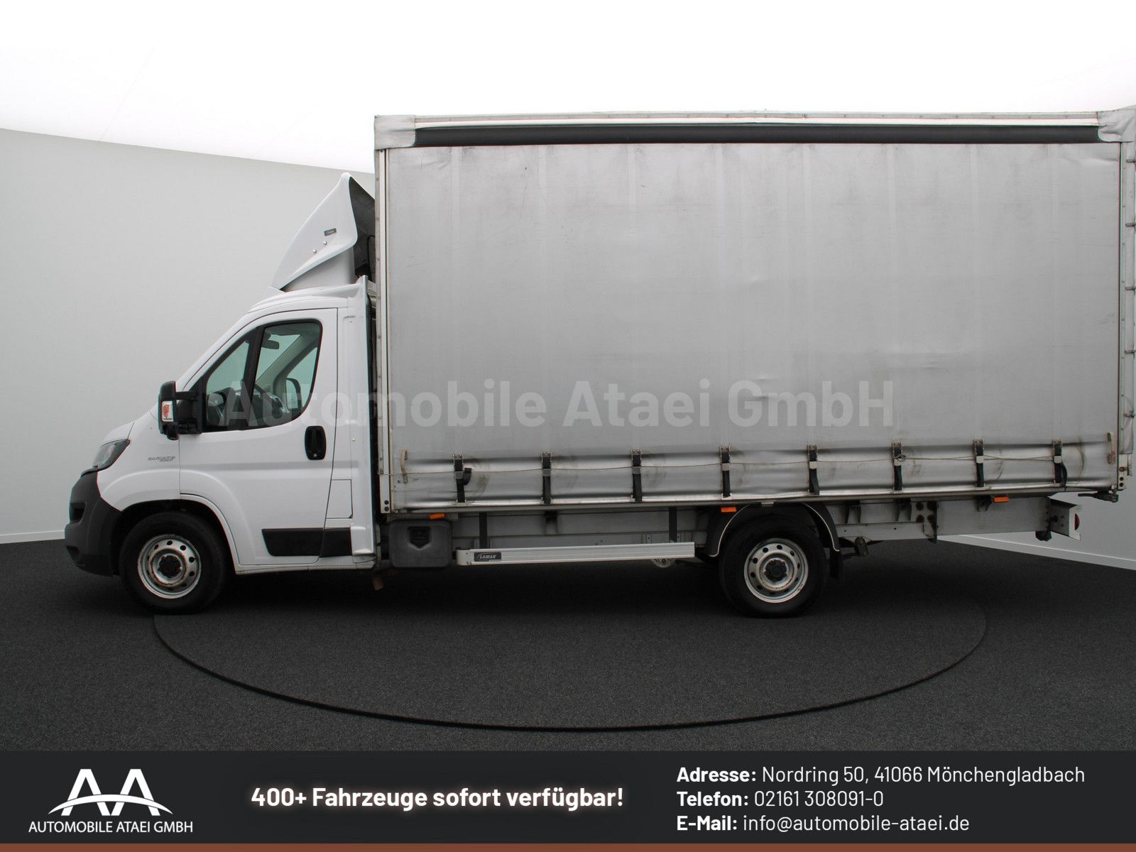 Fahrzeugabbildung Fiat Ducato 180 *L5 MAXI* Pritsche+Plane 1.Hand 2687