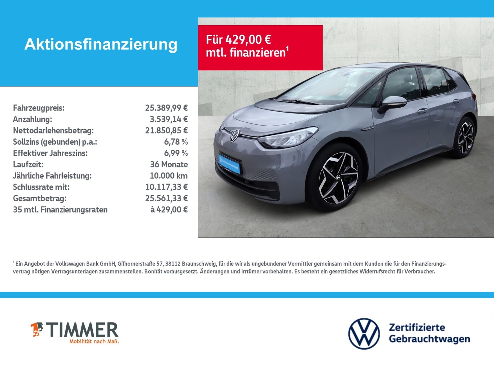 Volkswagen ID.3 PRO PERF. 62 kWh LED ACC CARPLAY RKAM foto 2