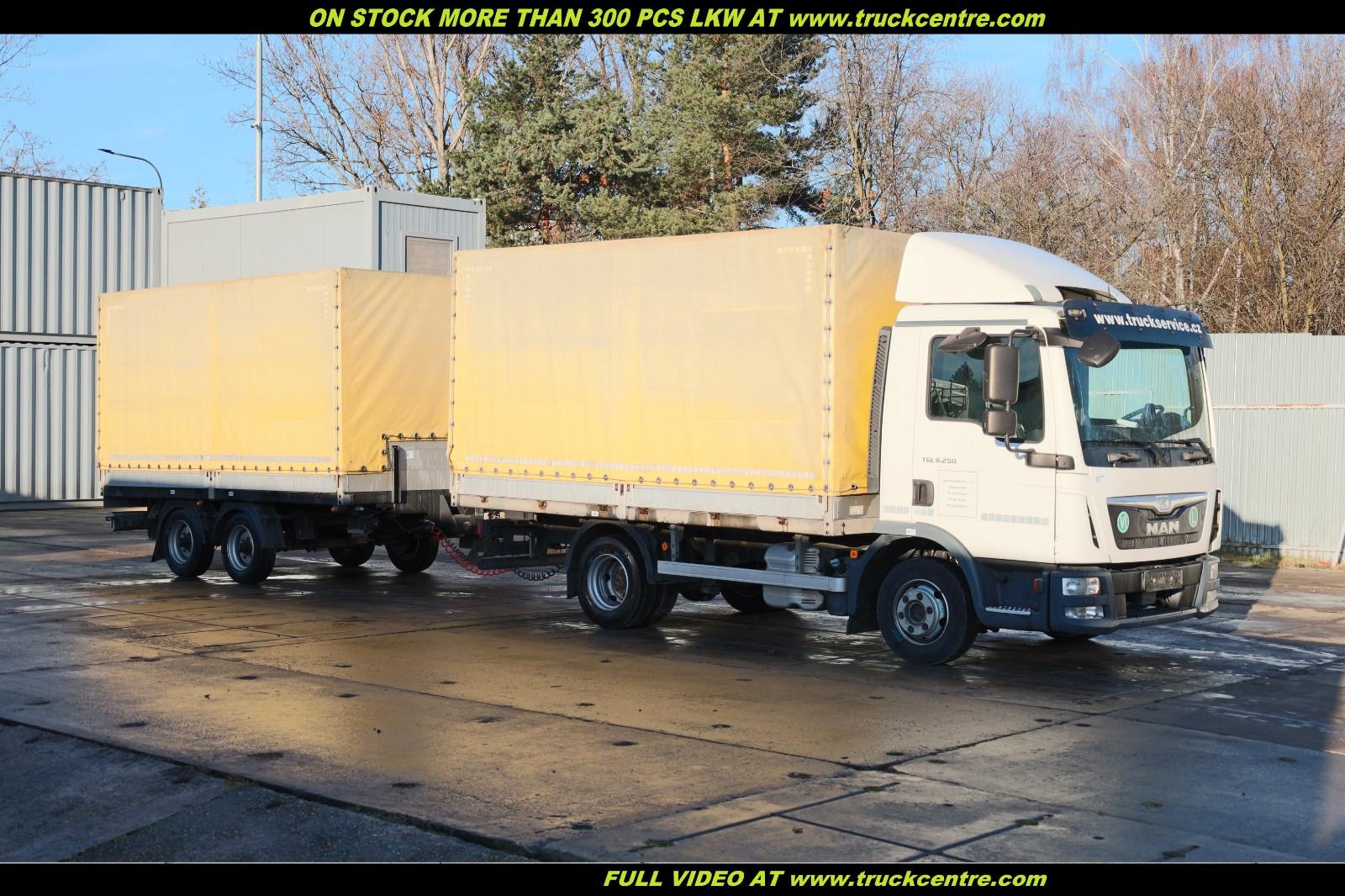 MAN TGL 8.250, EURO 6, ADR+TRAILER 6,5t (20 PALLETS)