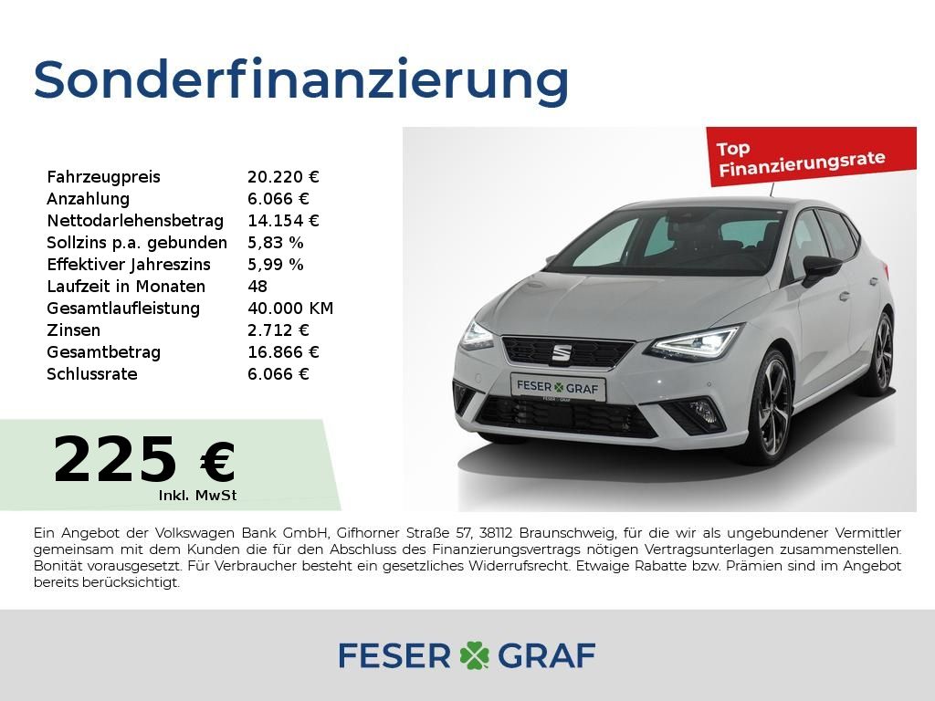 Seat Ibiza 1.0TSI FR DSG LED ACC PDC Full-Link Kamera