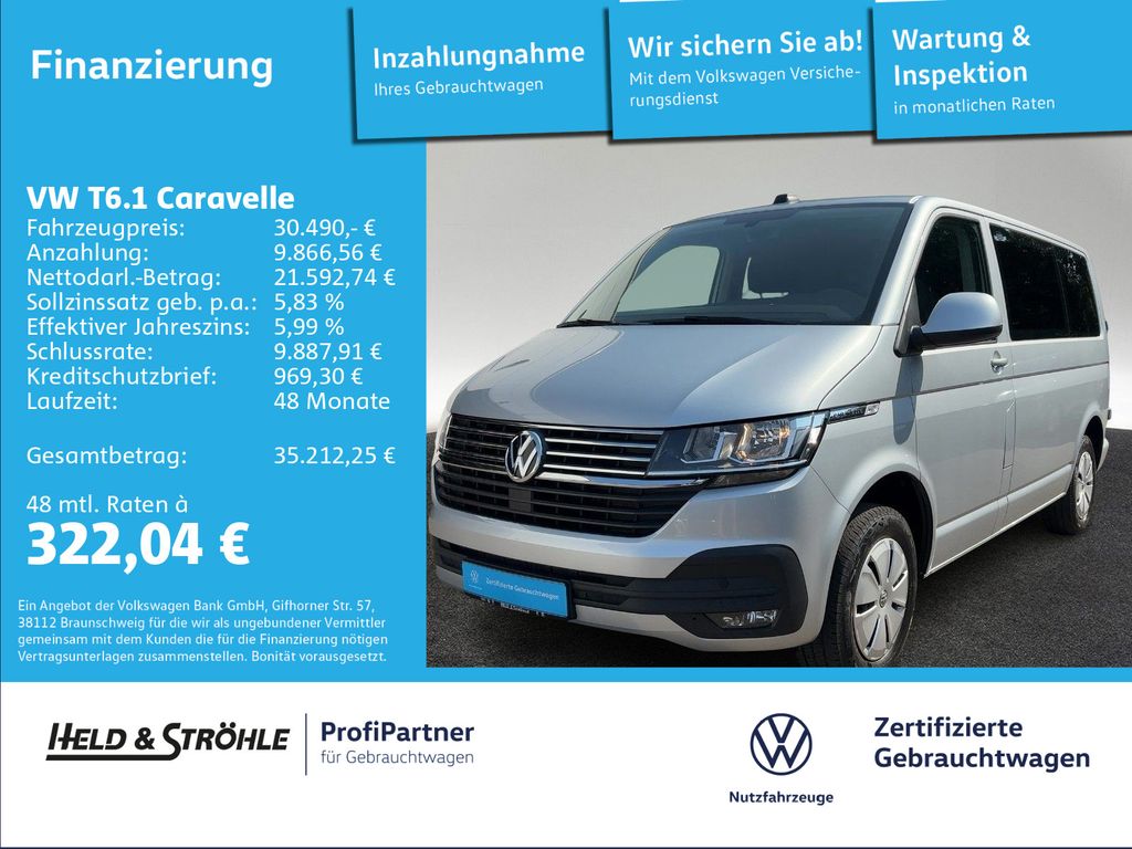 T6.1 Caravelle Comfortline 2.0 TDI 9SI NAVI PDC