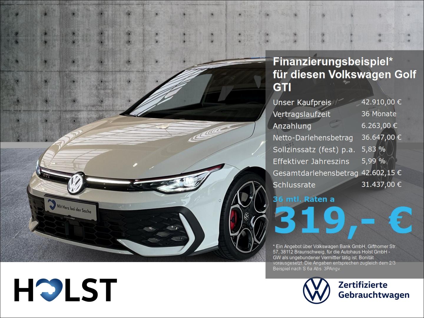 Volkswagen Golf GTI VIII 2.0TSI DSG PANO IQ-Light DCC