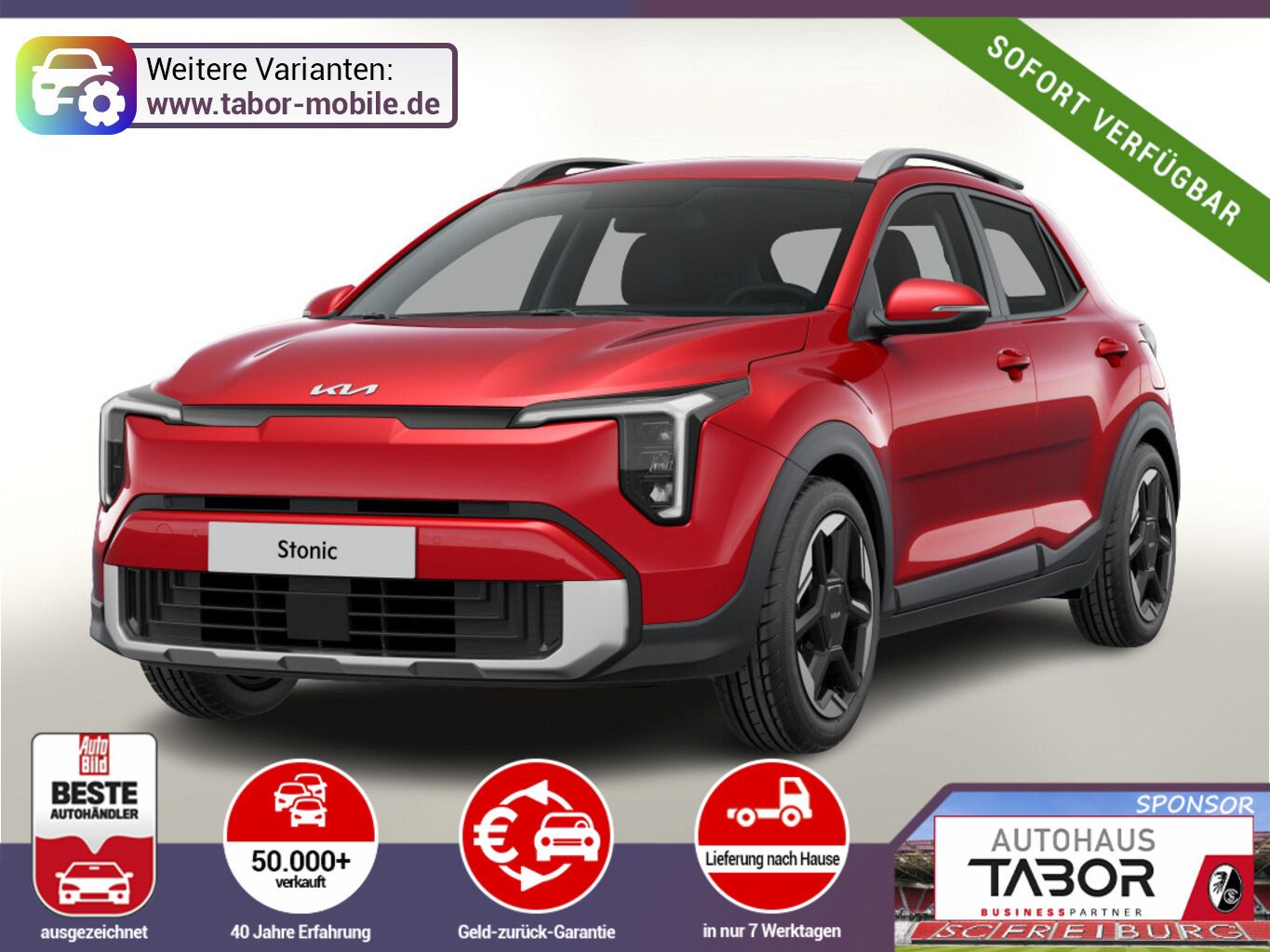 Kia Stonic AT MHEV SHZ LED PrivG Nav Kam UVP-25%*