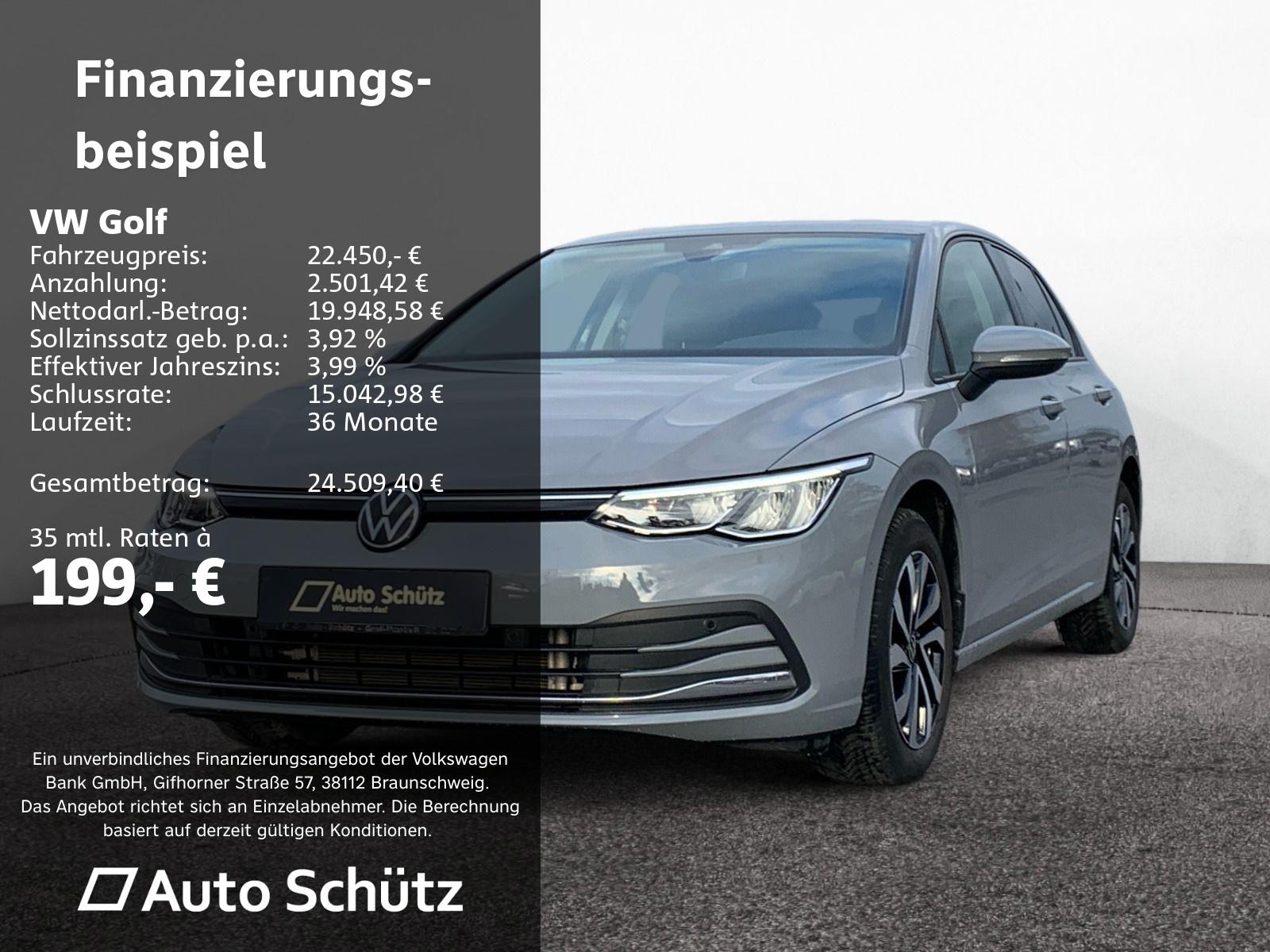 Volkswagen Golf VIII 1.5 TSI Active+NAVI+RFK+ACC+LED+SHZ