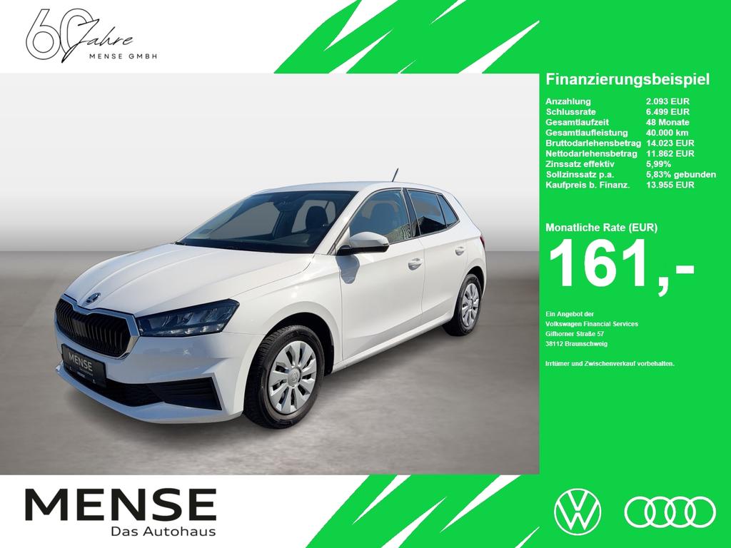 Skoda Fabia 2022 г. Белый, пробег 40996 км