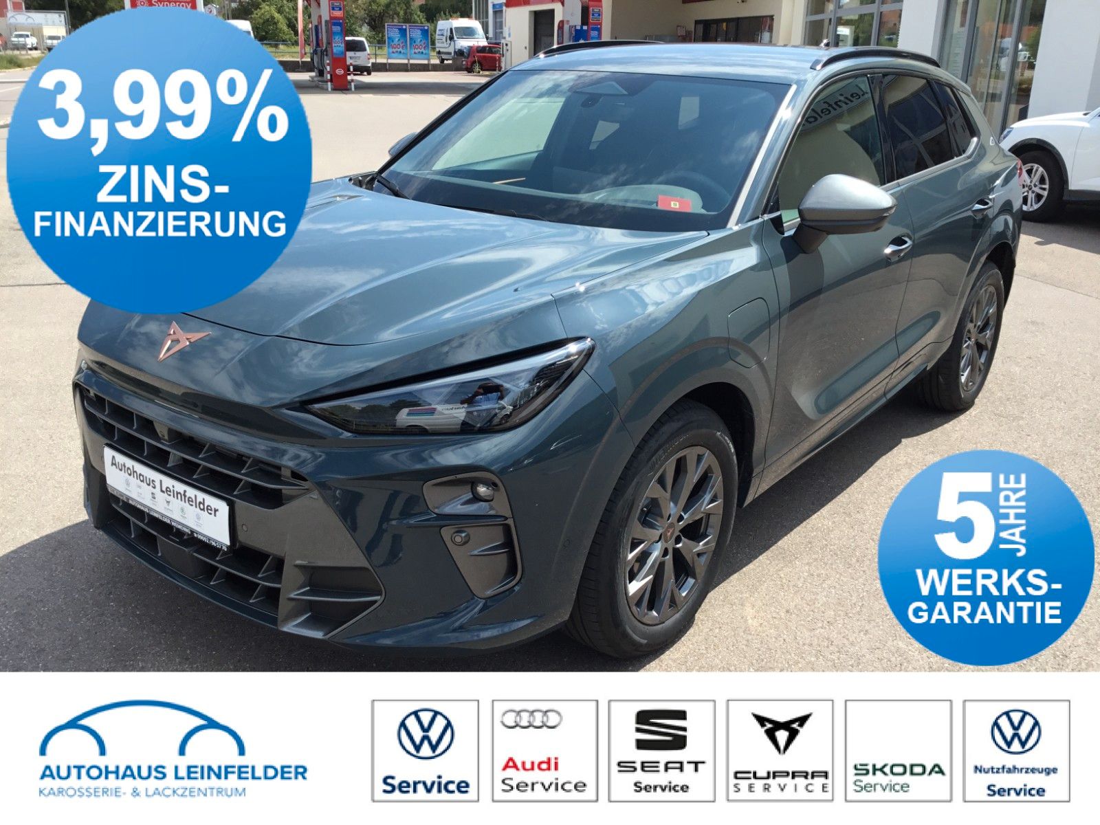 Fahrzeugabbildung CUPRA Terramar 1.5 e-HYBRID DSG+AHK+Kessy+Navi+18"