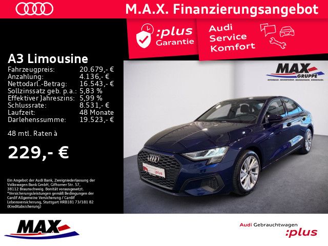 A3 Limousine 35 TFSI +LED+NAVI+PDC+VCP+TEMPOMAT+
