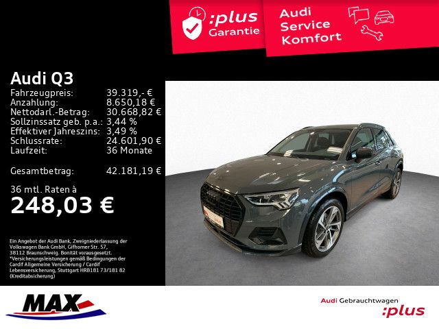 Q3 35 TFSI S LINE LED+AHK+MMI NAVI+ALU+KLIMA+PDC