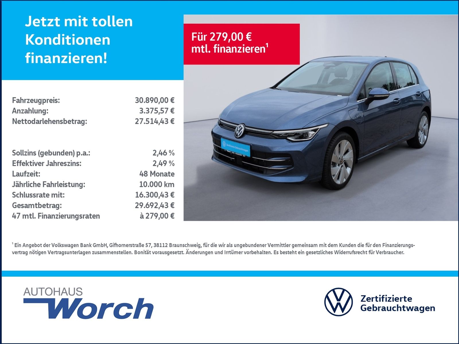 Golf VIII Style 1.5TSI DSG eHybrid AHK+KAMERA