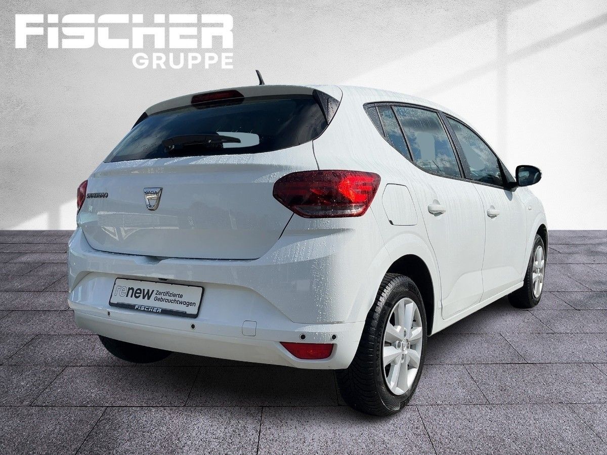 Fahrzeugabbildung Dacia Sandero Comfort TCe 90 (MY2021) ABS Fahrerairbag - mit KI generiert/bearbeitet