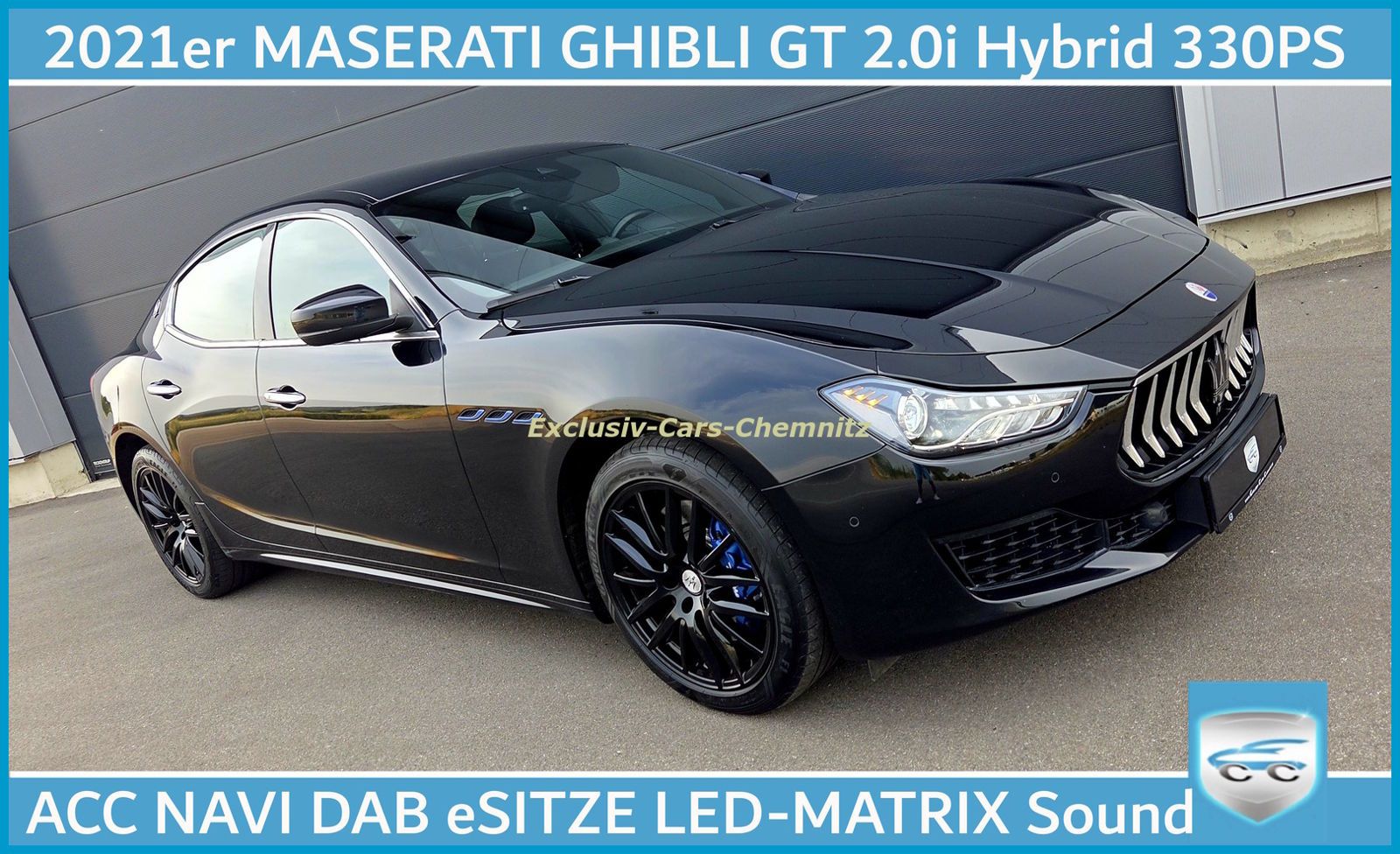 Maserati Ghibli GT 2.0 Hybrid 330PS ACC eSitze LEDER