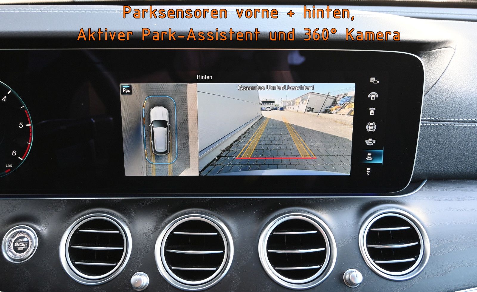 Fahrzeugabbildung Mercedes-Benz E 400 d 4M. T °ACC°AHK°AIRMATIC°MEMO°STHZG°360°