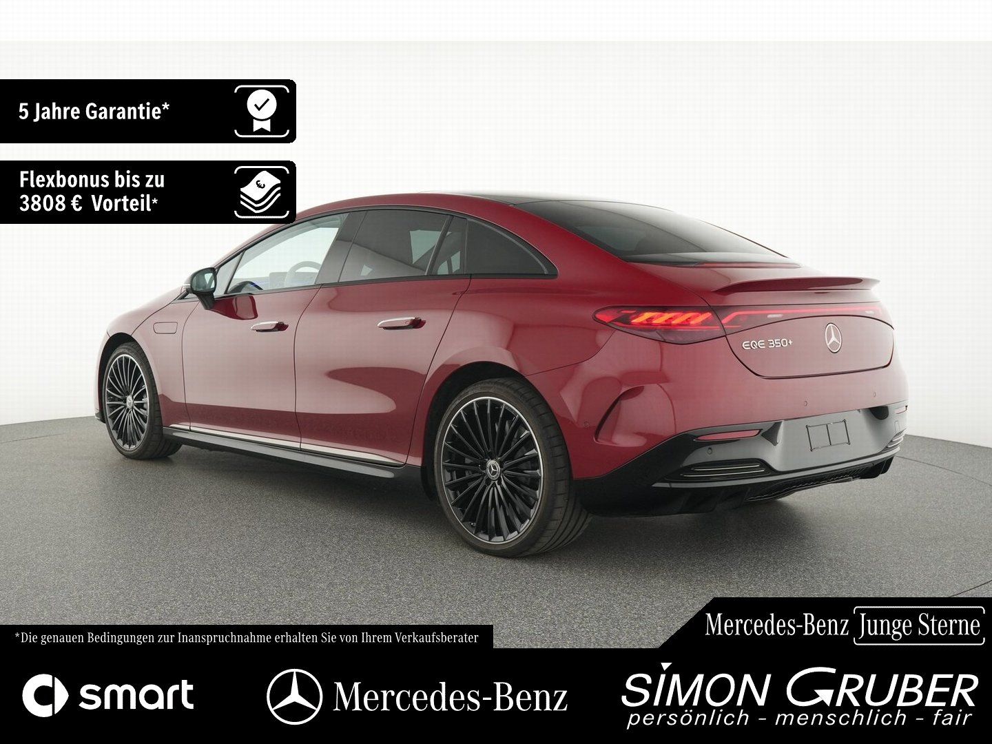 Fahrzeugabbildung Mercedes-Benz EQE 350+ AMG Pano HUD Burm Sitzklima Massage