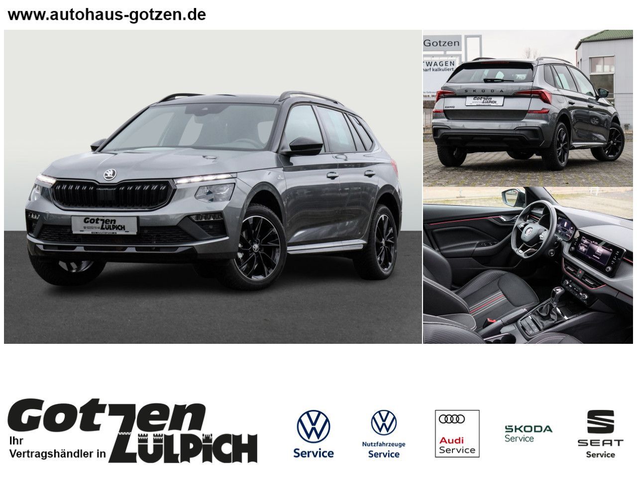 Fahrzeugabbildung SKODA Kamiq Monte Carlo 1,5TSI DSG Open-Sky Matrix PDC