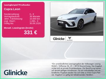 Cupra Leasingangebot: Cupra Leon Sportstourer 2.0 TSI DSG VZ 4Drive