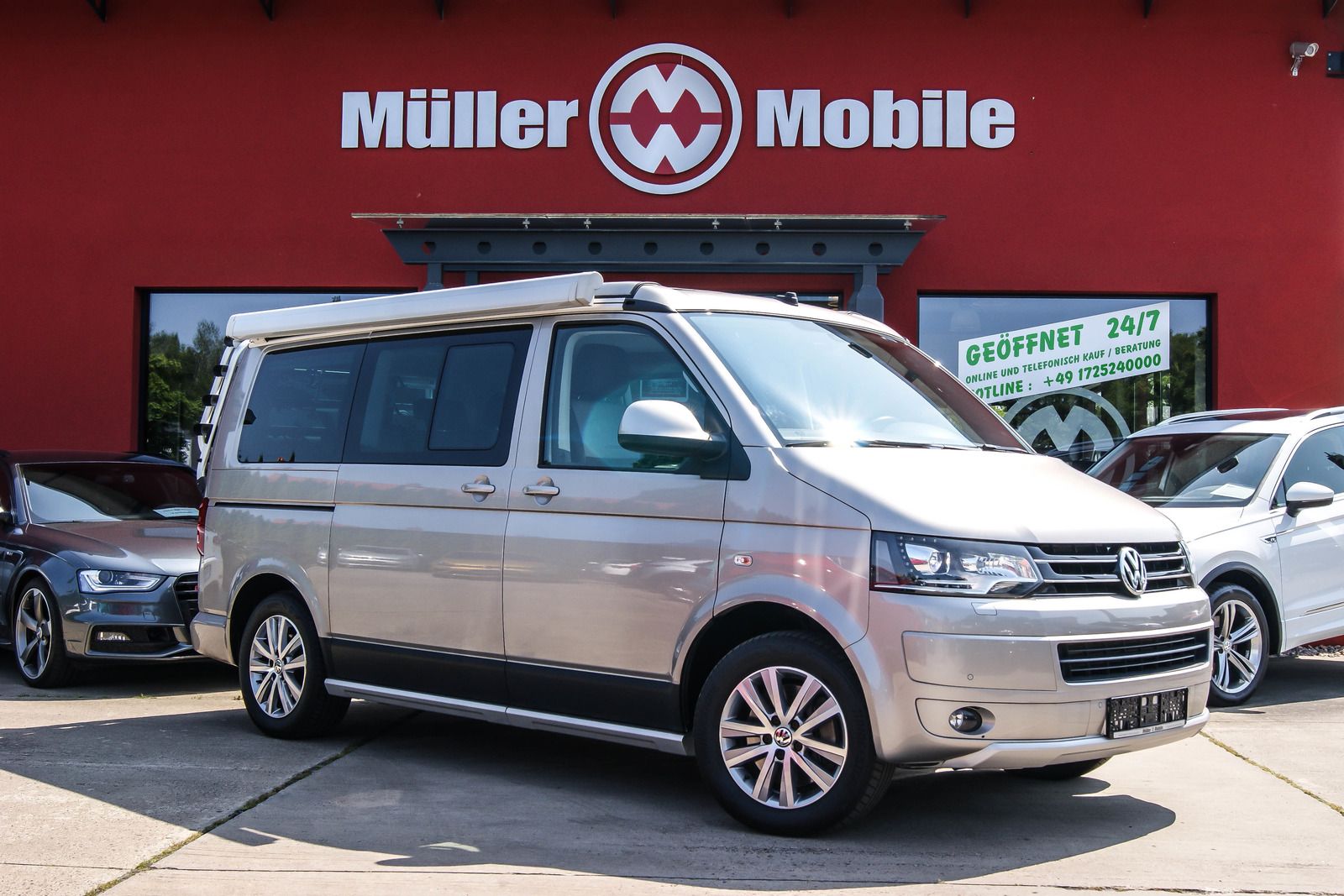Fahrzeugabbildung Volkswagen T5 California Beach Aufstelldach 4Motion DSG 2HD