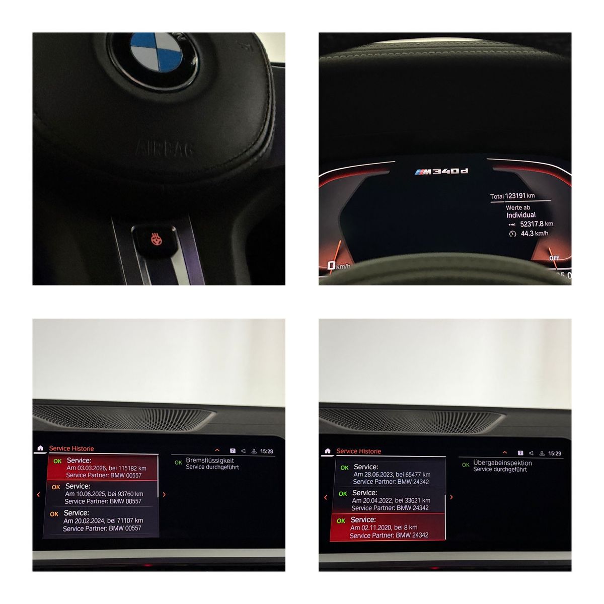 Fahrzeugabbildung BMW M340 d xDrive/LASER/HuD/STHZ/VRTL+/DAB+/AMBI/H&K