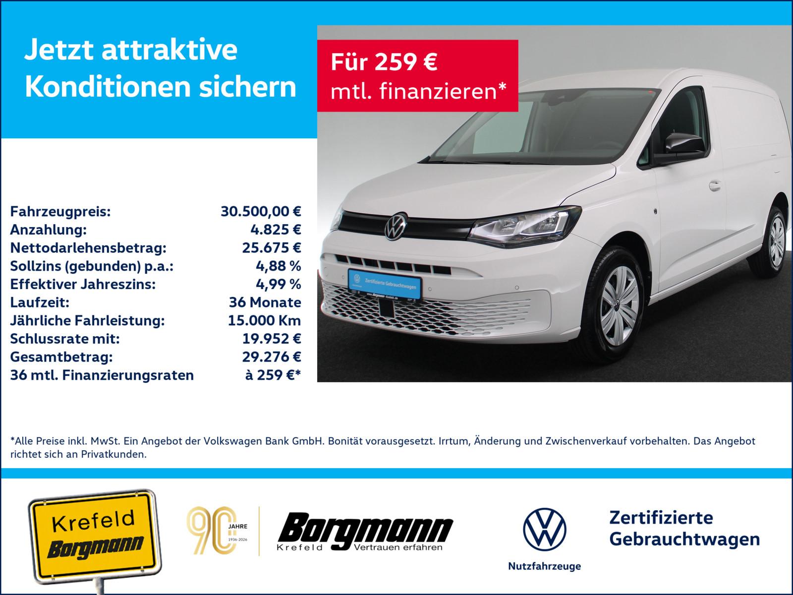 Volkswagen Caddy 2.0 TDI Cargo Maxi AHK KAMERA SHZ PDC