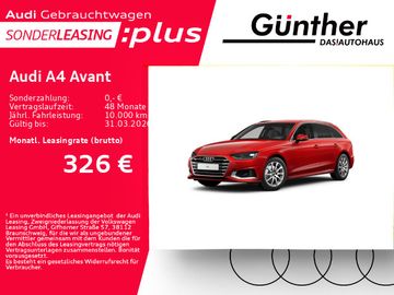 Audi Leasingangebot: Audi A4 Avant 35 TFSI ADVANCED+WINTERRÄDER+AHK+VIRTUA