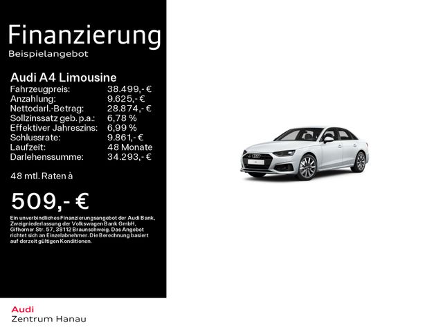 Audi A4 Limousine 40 TFSI quattro advanced*VIRTUAL*KA