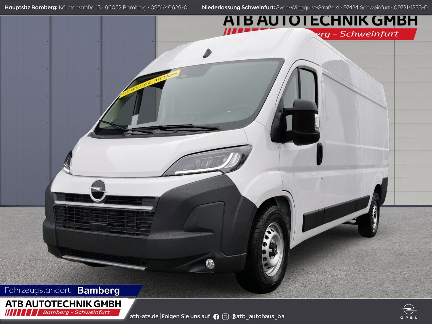 Fahrzeugabbildung Opel Movano Cargo L3H2 ATM  Standhzg Navi digi.Cockpi