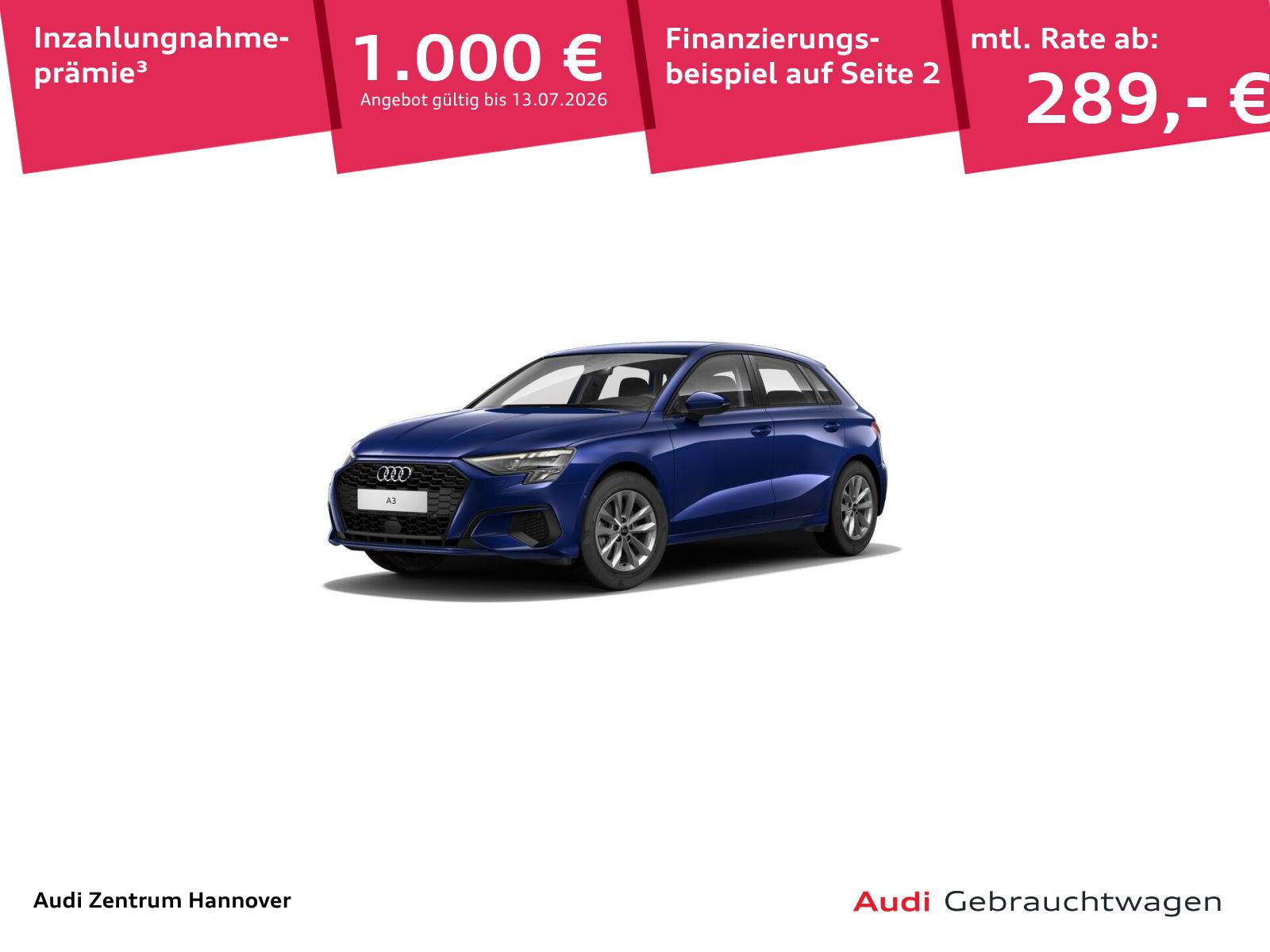 Audi A3 Sportback 35 TFSI  APS hinten