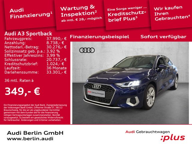 Audi A3 Sportback TFSI e Advanced S tr. PDC NAVI PANO