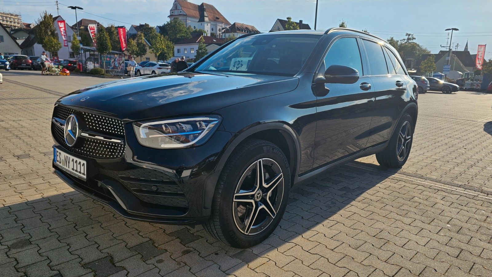 Mercedes GLC 300 2021, 2.0 hibrīds, Automāts, SUV/Apvidus, Melns — Latvijā
