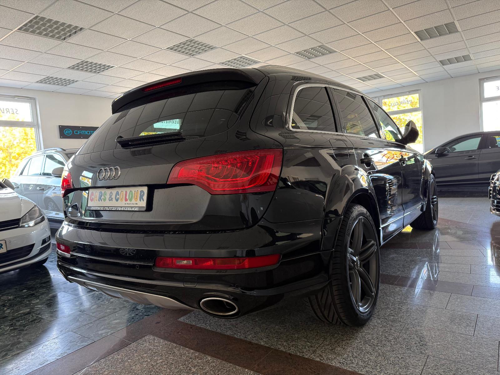 AUDI Q7 6.0 TDI V12 500ch QUATTRO - CÉRAMIQUE - BOSE - SUSPENSION PNEUMATIQUE - CARBON REAR ENTERTAINMENT - ATTELAGE PIVOTANT