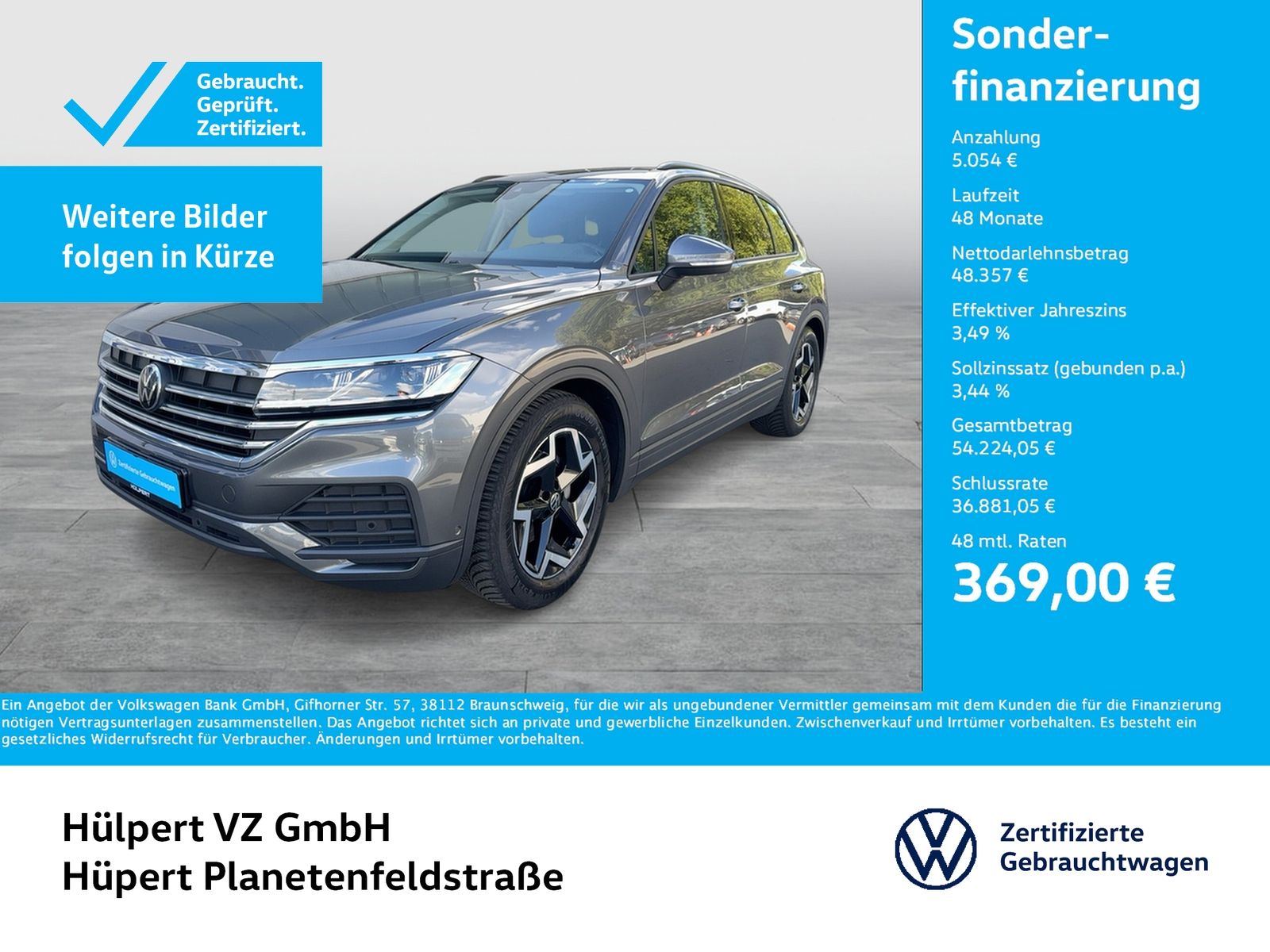 Volkswagen Touareg V6 LUFTFEDERUNG AHK CAM ACC LM19 EKLAPPE foto 1