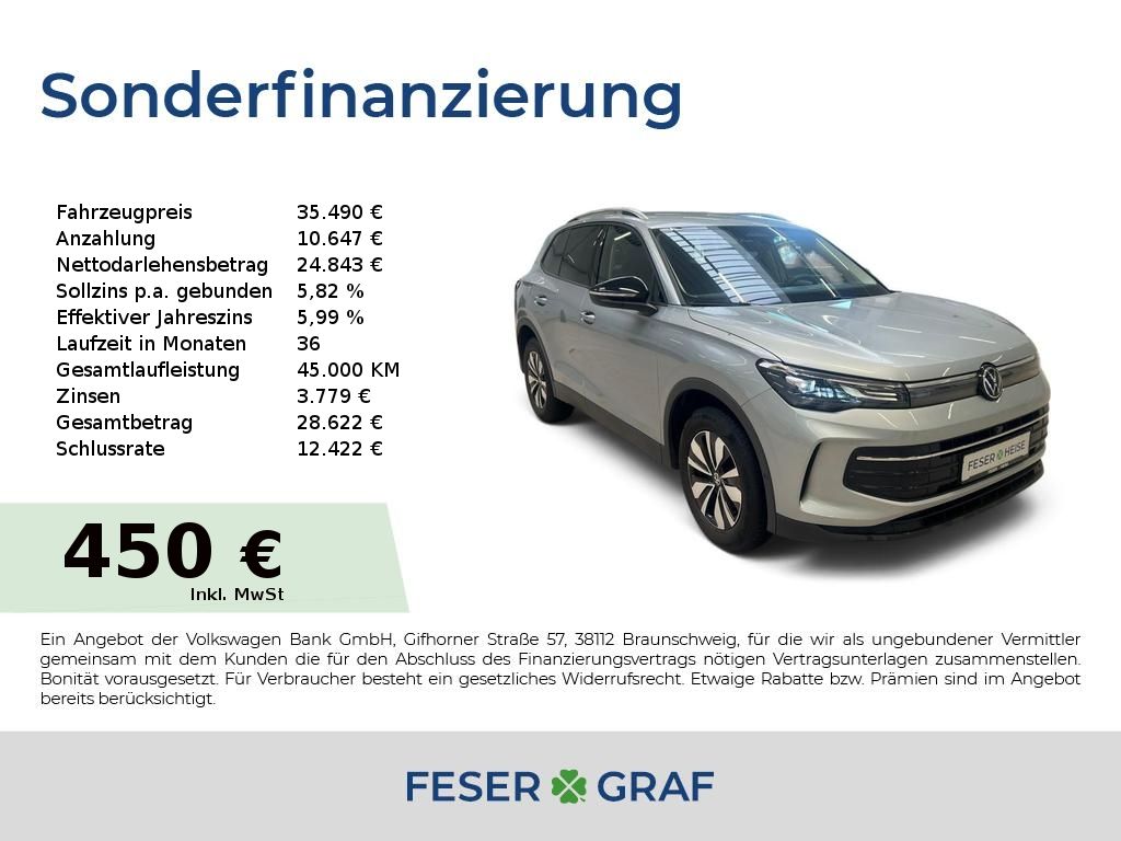 Volkswagen Tiguan Life 1.5 eTSI DSG LED 360° AHK SHZ