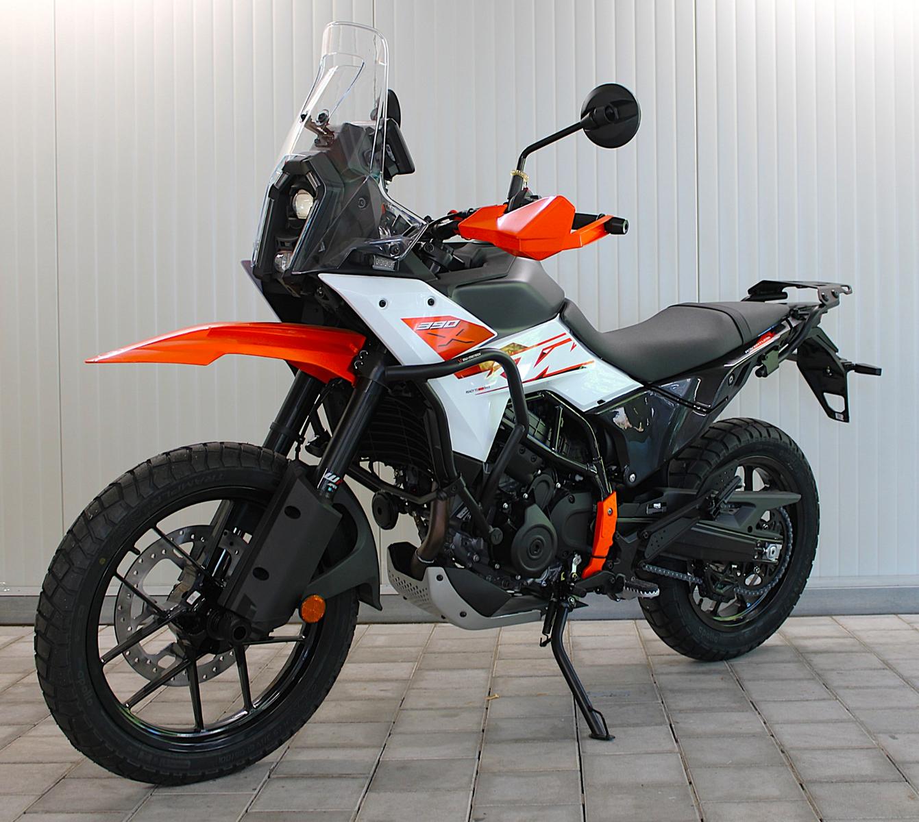 KTM 390 Adventure X  2026 mit Zubehör vom Römer Team