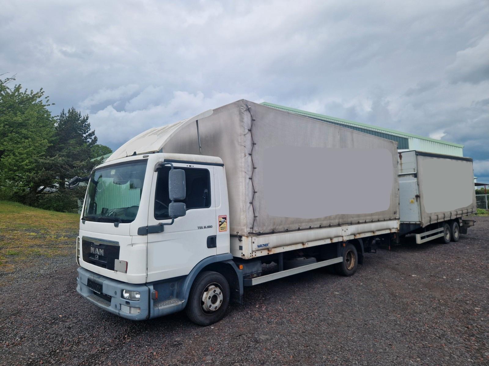 MAN 8.180 Luft Hinterachse