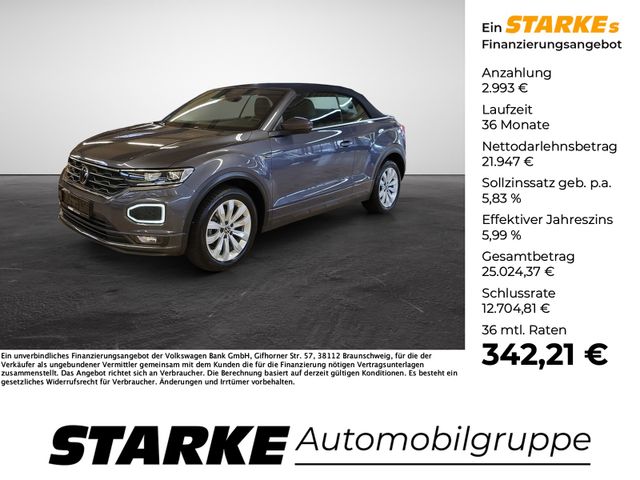 Volkswagen T-Roc Cabriolet  1.5 TSI DSG R-Line  AHK LED Kam