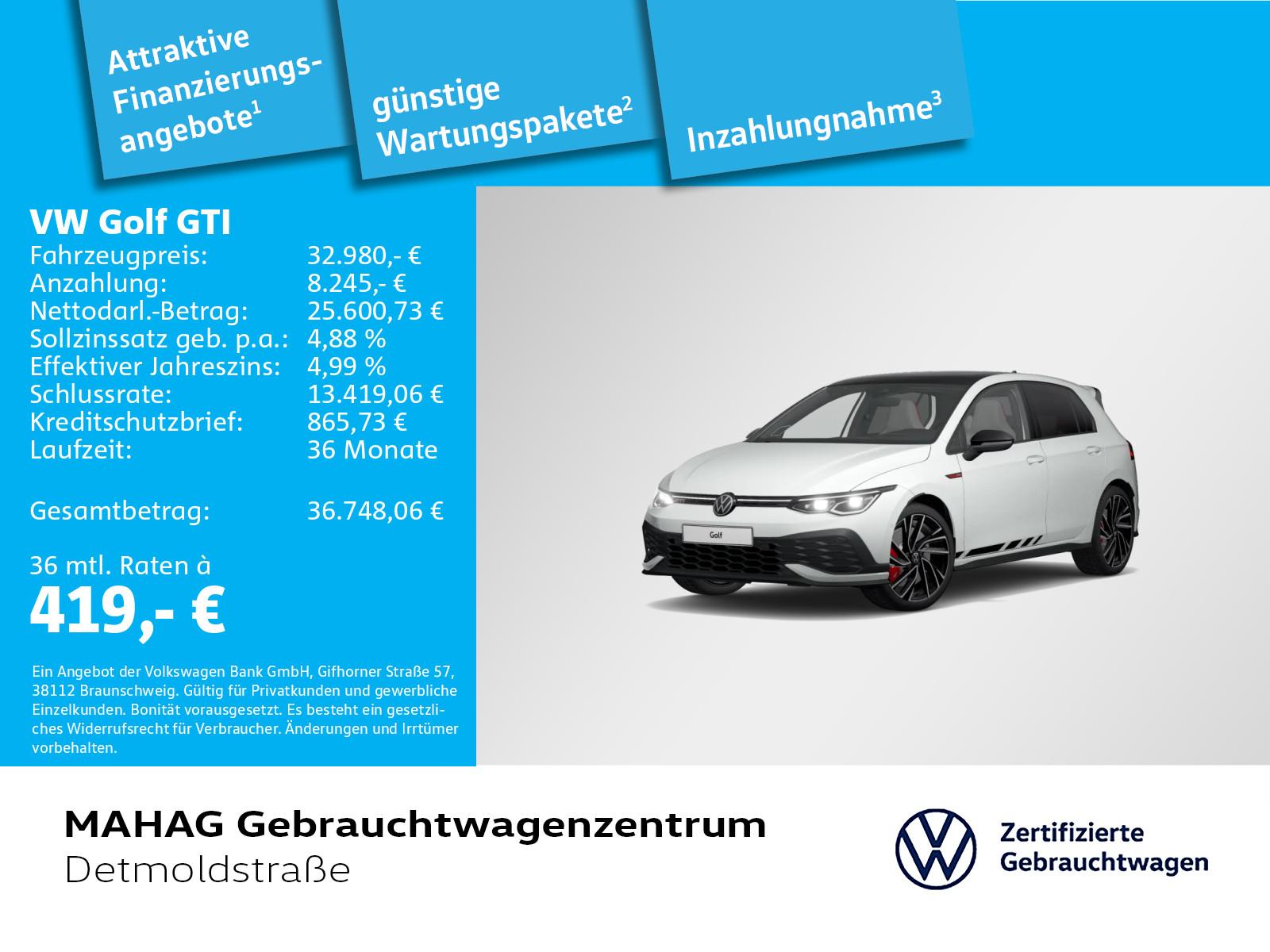 Volkswagen Golf VIII GTI Clubsport 2.0 TSI BlackStyle Leder