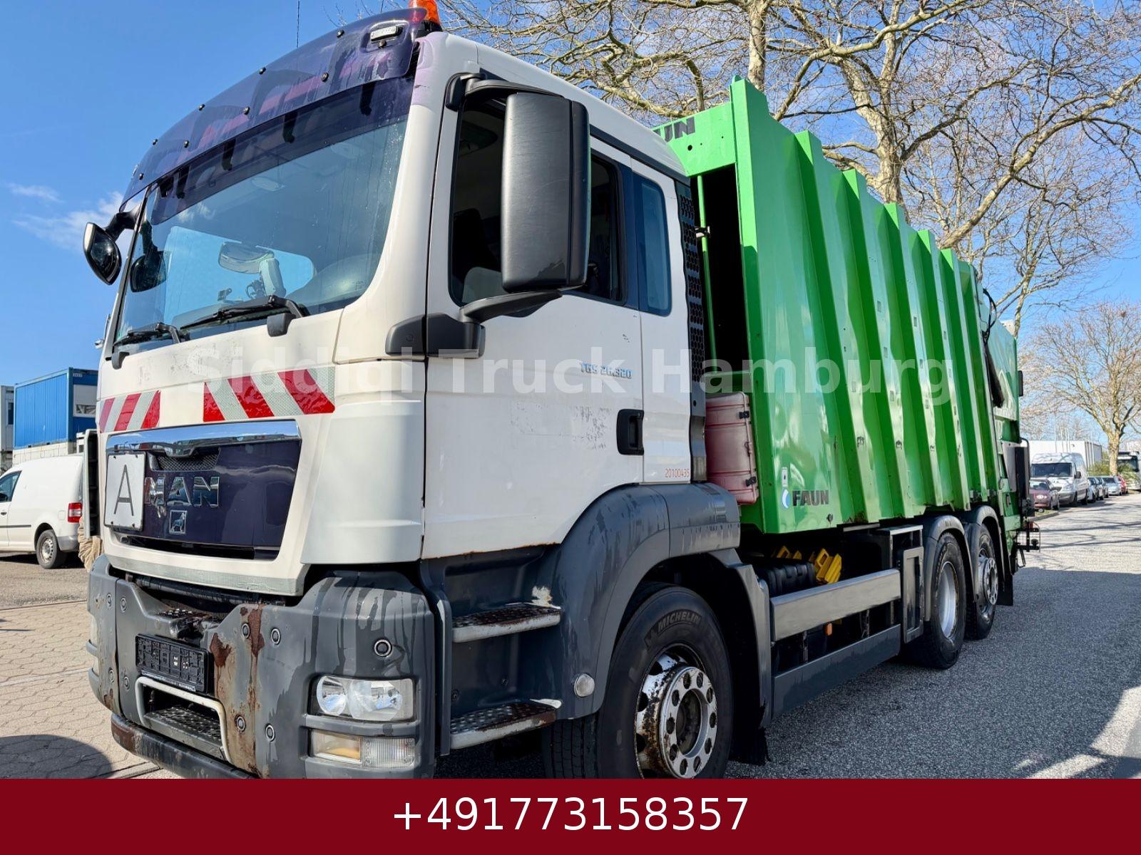 MAN TGS 26.320 Garbage Faun Variopress 522 - Euro 5