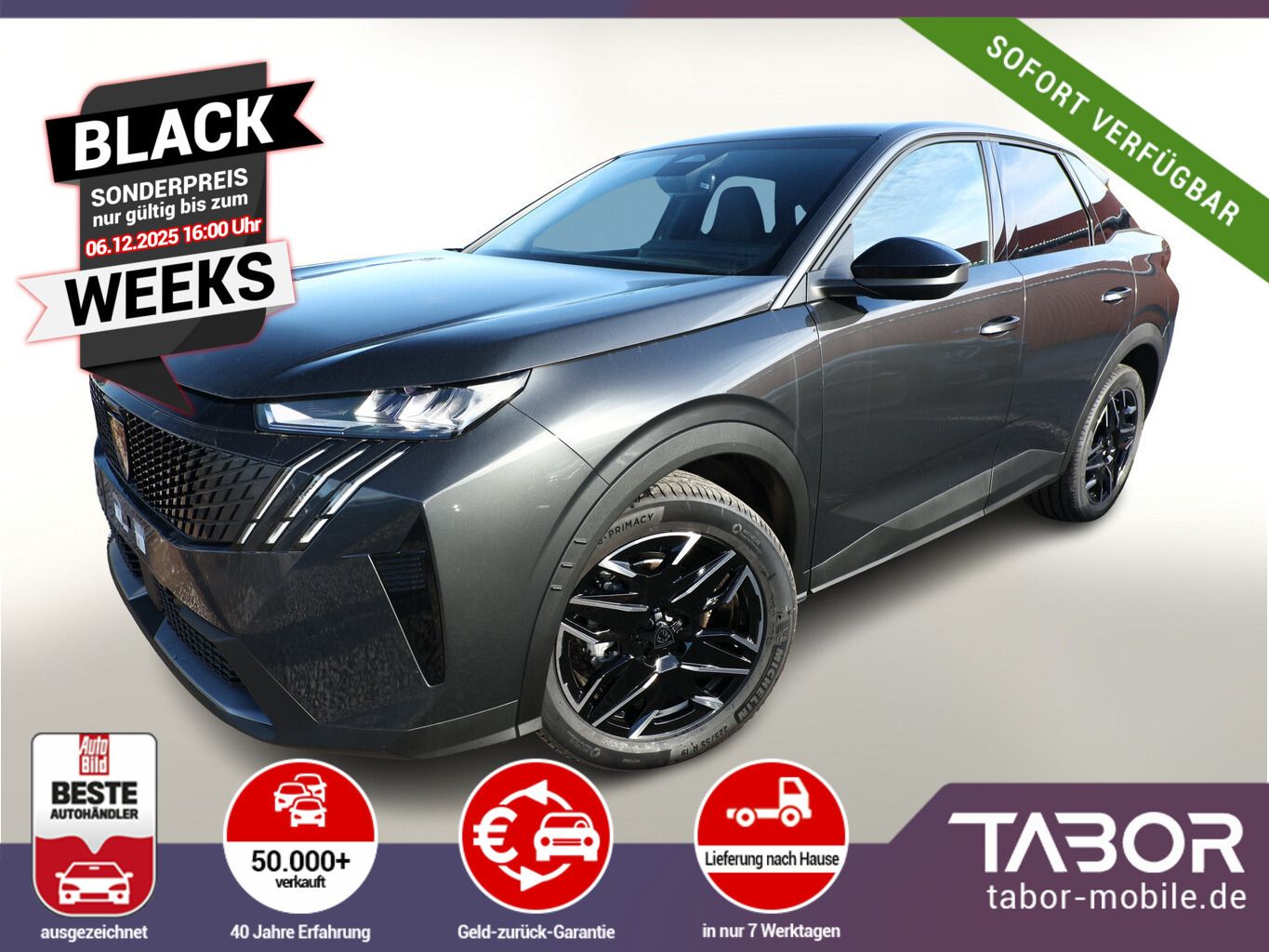 Peugeot 3008 MHEV 145 Allure LED Kam PDC CarP DigCo 19Z