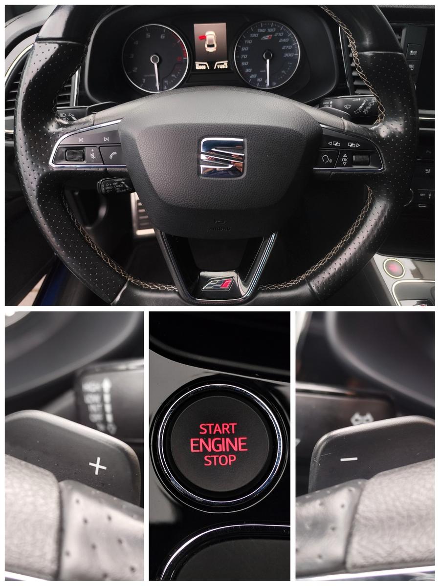 Seat Leon SC Cupra 2.0 300ch - 2 ème main - Alcantara - Brembo - Carnet entretien - Camera - CT récent - Non fumeur