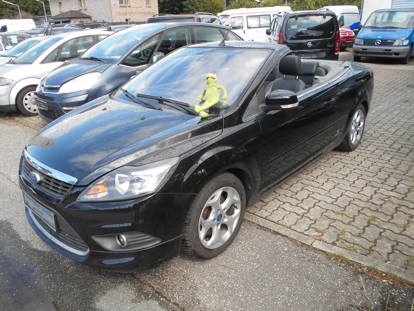 Ford Focus Cabrio Titanium schwarz schwarz, Leder