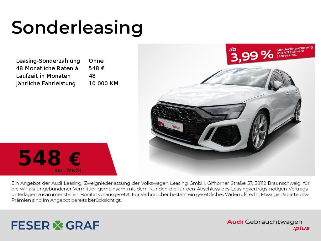 Audi RS3 Sportback S tronic HUD Leder AGA Matrix
