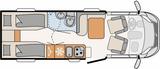 Miller Toronto 690 Sat/Solar/Backofen - Miller Wohnmobil oder -wagen Wohnwagen gebraucht