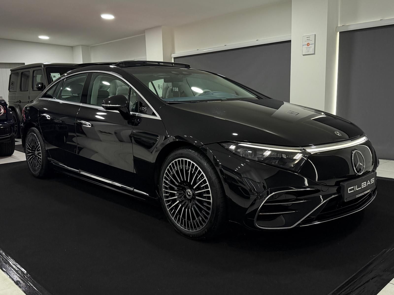 Mercedes-Benz EQS 580 4M AMG Edition 1 LEDER BEIGE HYPER HUD foto 3