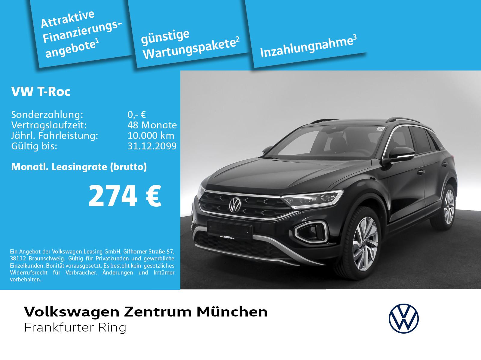 Volkswagen T-ROC 1.5 TSI GOAL AHK LED+Navi RearView AppConn