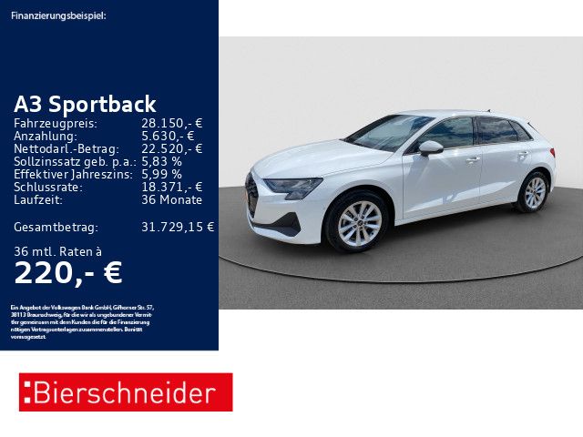 Audi A3 Sportback 30 TFSI AHK HuD SONOS LED