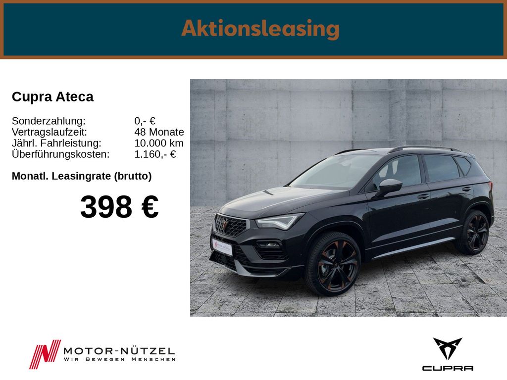 Cupra Ateca 190PS/ AHK/ TopView/ NAVI/ SHZ/ PDC/ 19"/