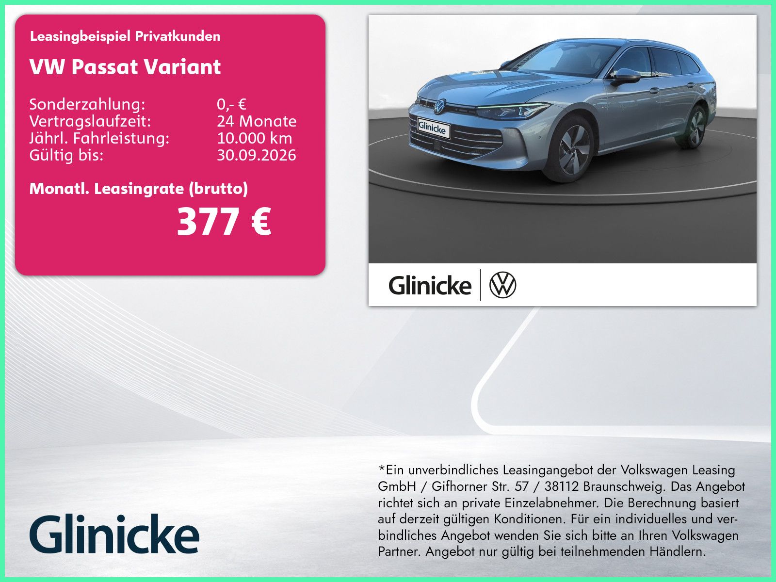 Volkswagen Passat Variant 2.0 TDI Elegance AHK StHz H&K DSG