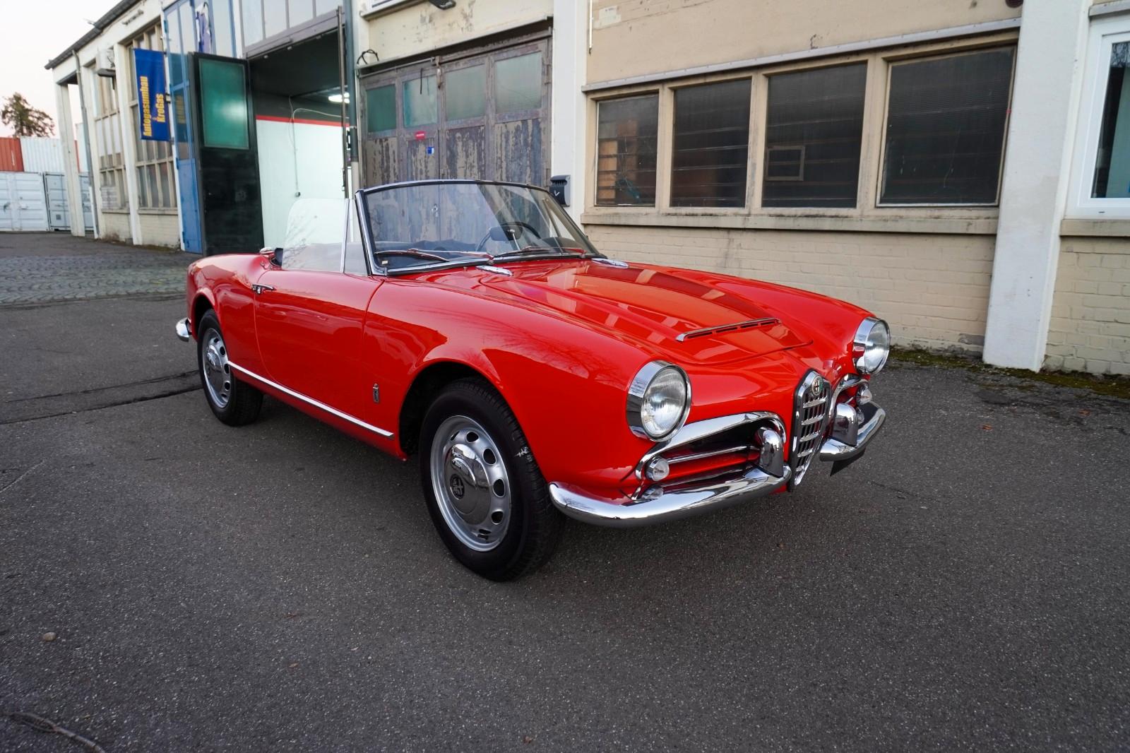 Alfa Romeo Giulia Spider 1600, 92 PS, TÜV neu, H-Kennz.
