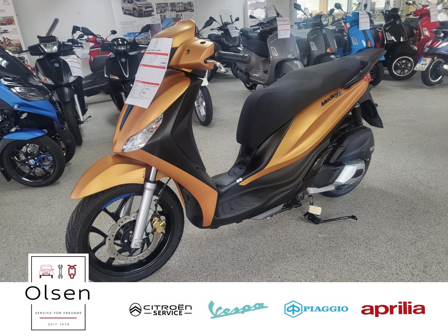 Piaggio Medley 125 Sport E5+ Yellow