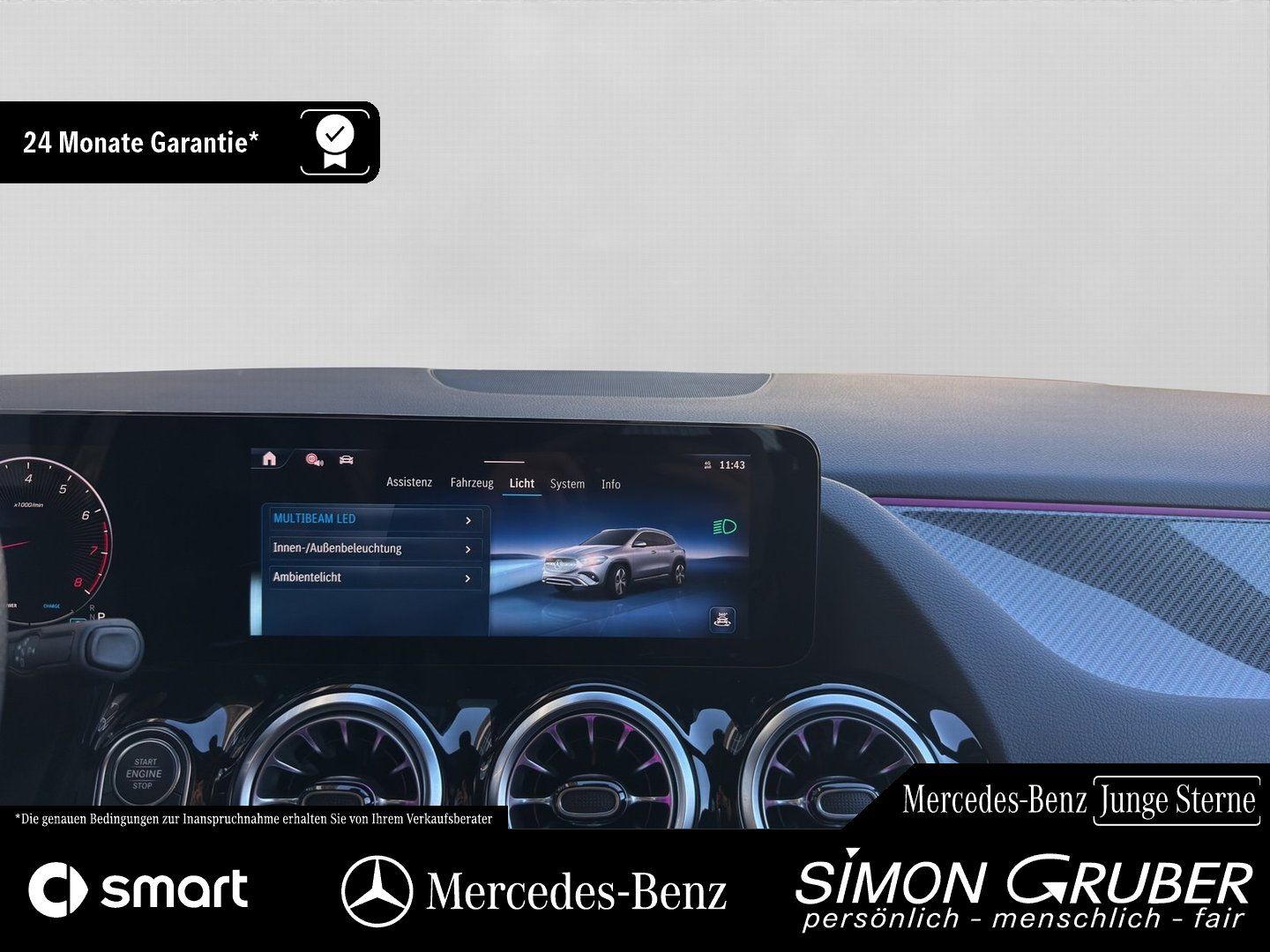 Fahrzeugabbildung Mercedes-Benz GLA 250 4M AMG Multibeam KeylessGo Kamera AHK